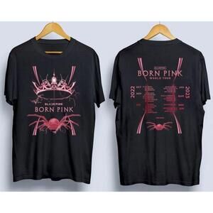 Black Born World Tour Concert 2 Sided Unisex Fan T-Shirt  2 Sided